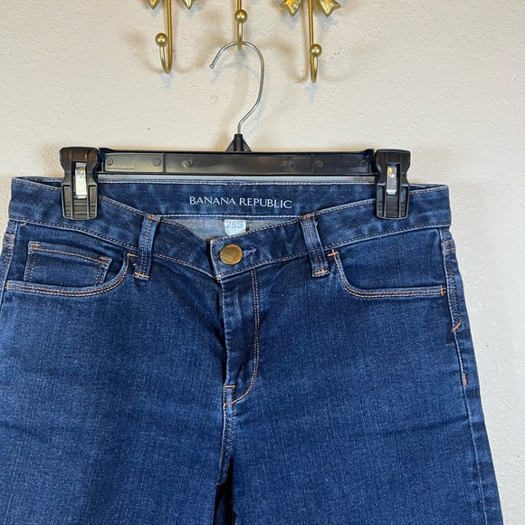 Banana Republic Dark Blue Denim  Skinny Jeans. Size 28S - Picture 4 of 5
